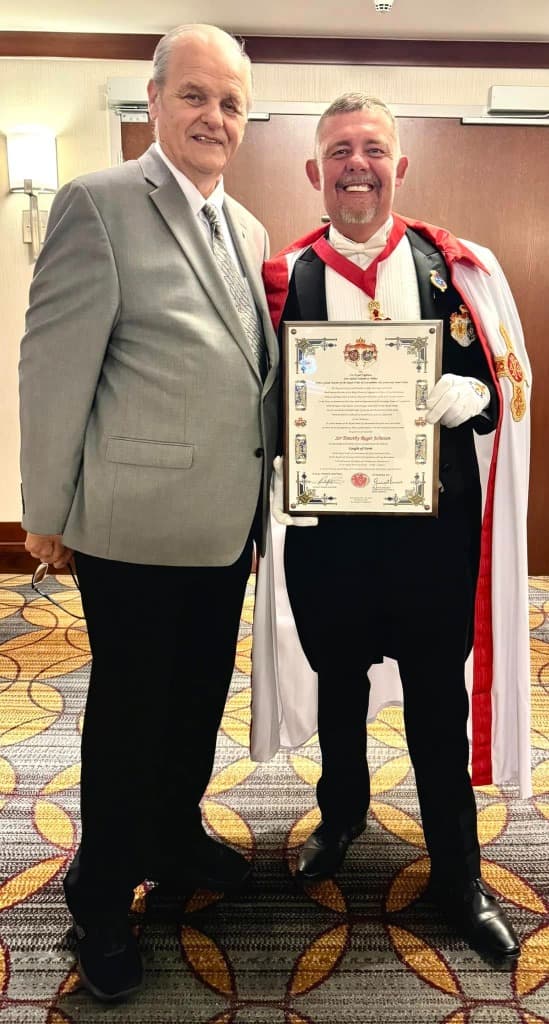 Sir Timothy R. Johnson Knighthood Ceremony