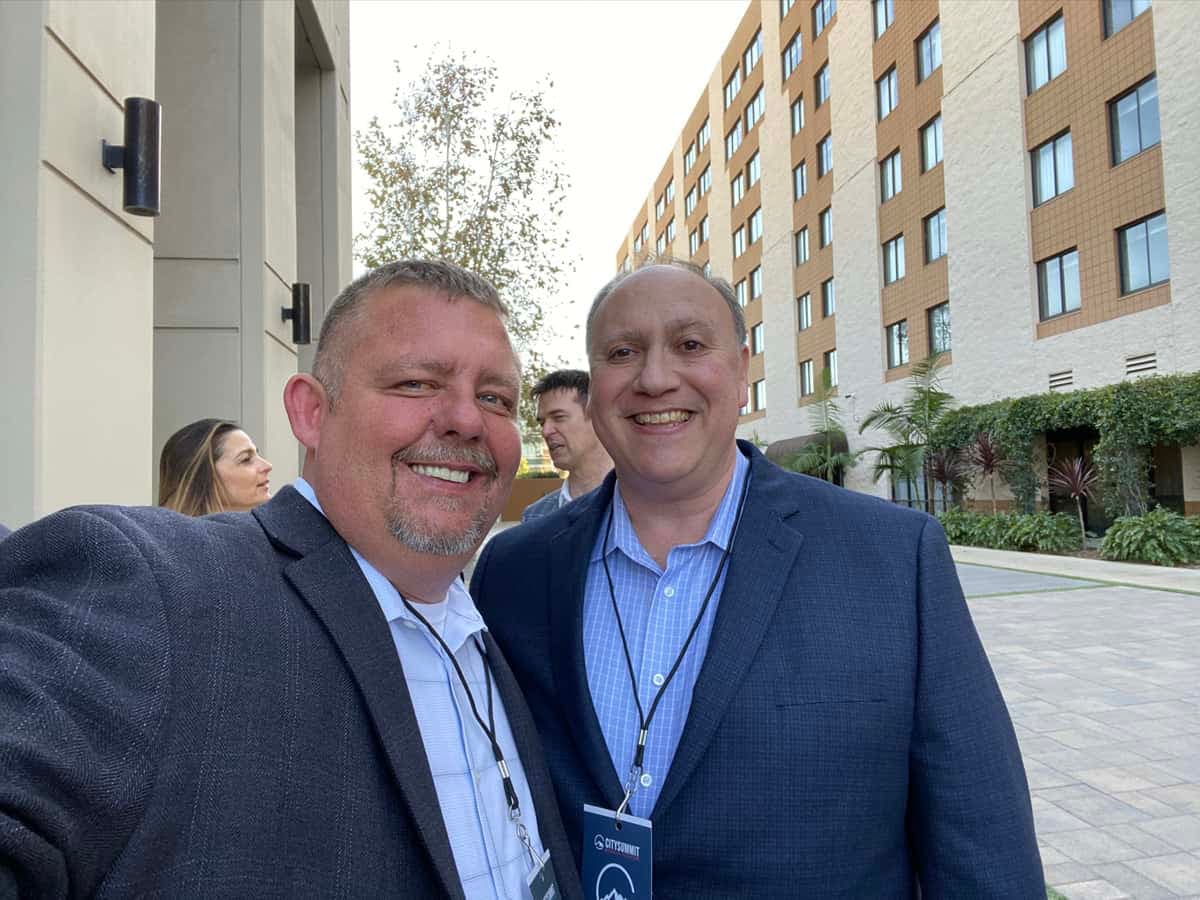 Tim Johnson with Alec Stern (Founder of Constant Contact)