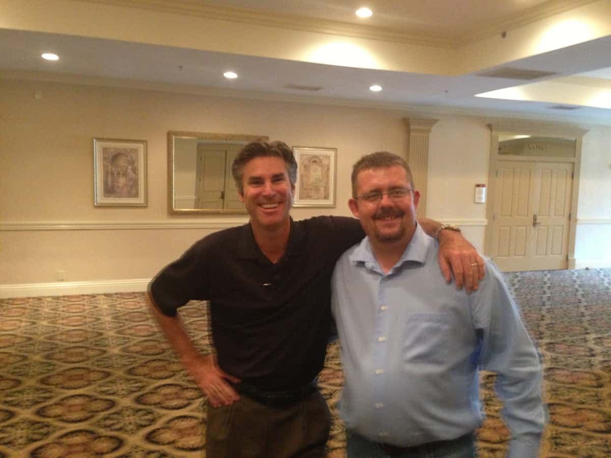 Tim Johnson with Chief Denney (Flipping San Diego)