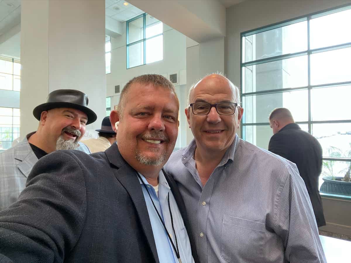 Tim Johnson with Jeff Hoffman (Founder & CEO of Priceline)