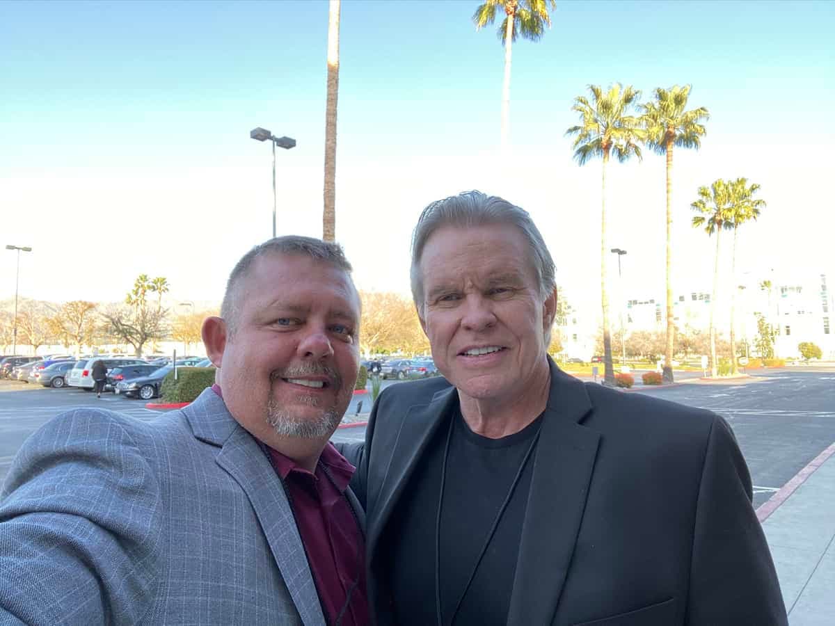 Tim Johnson with John Duffy (Film Producer)