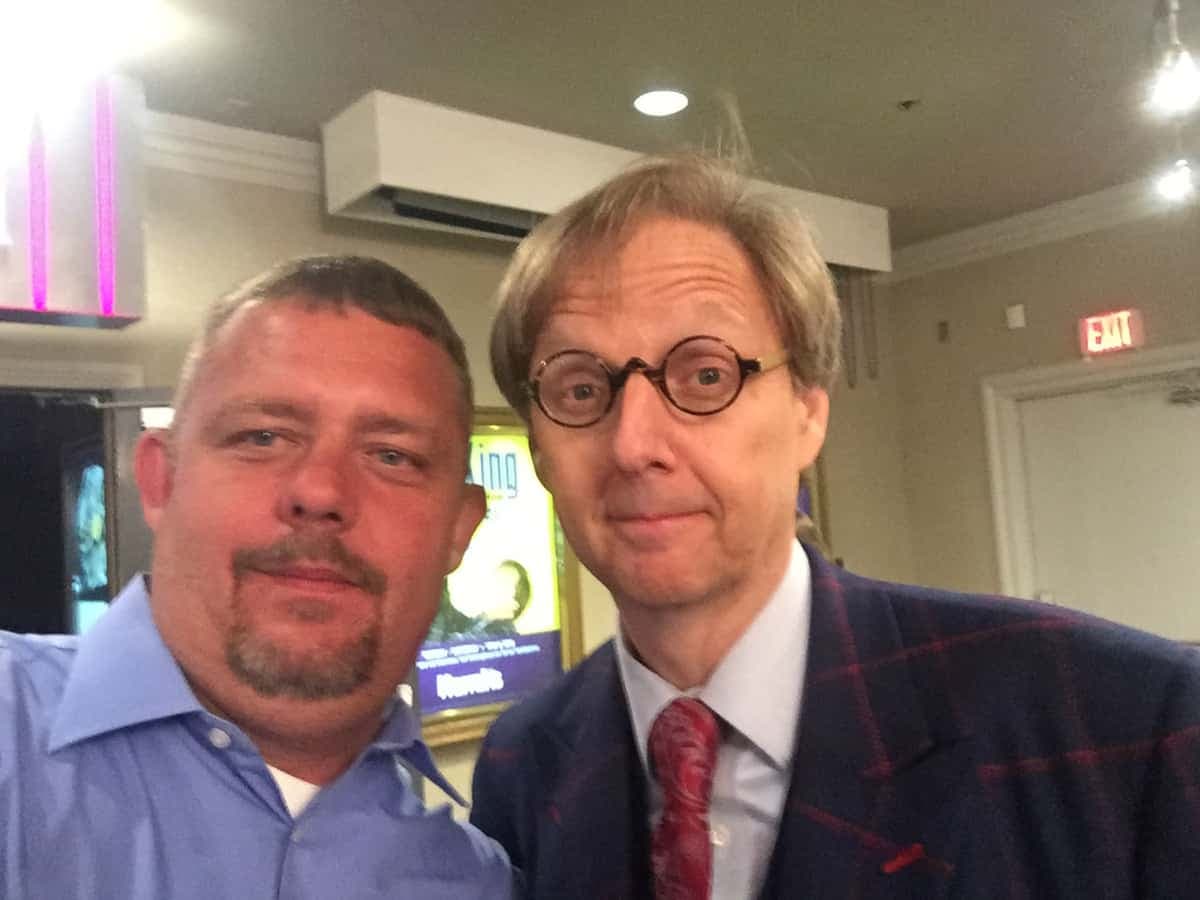 Tim Johnson with Mac King (Las Vegas Magician)
