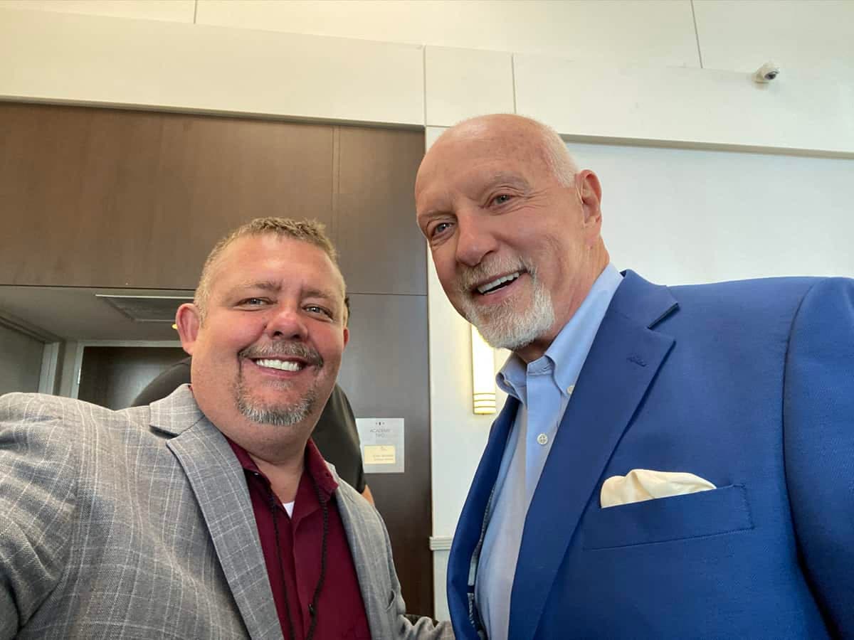 Tim Johnson with Mark Victor Hansen (Author of Chicken Soup For The Soul)