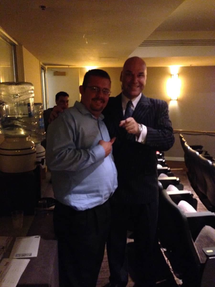 Tim Johnson with Marshall Silver (Famous Hypnotist)